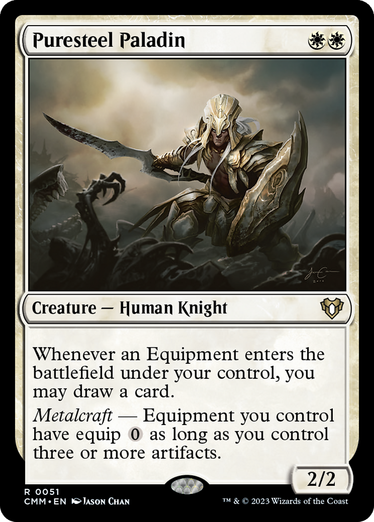 Puresteel Paladin (051) - Commander Masters