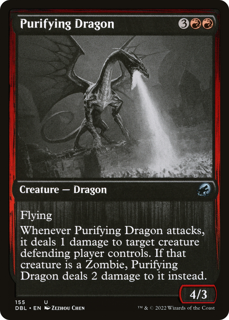 Purifying Dragon (155) - Innistrad: Double Feature Foil