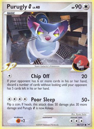 Purugly G (88) Reverse Holofoil - Platinum