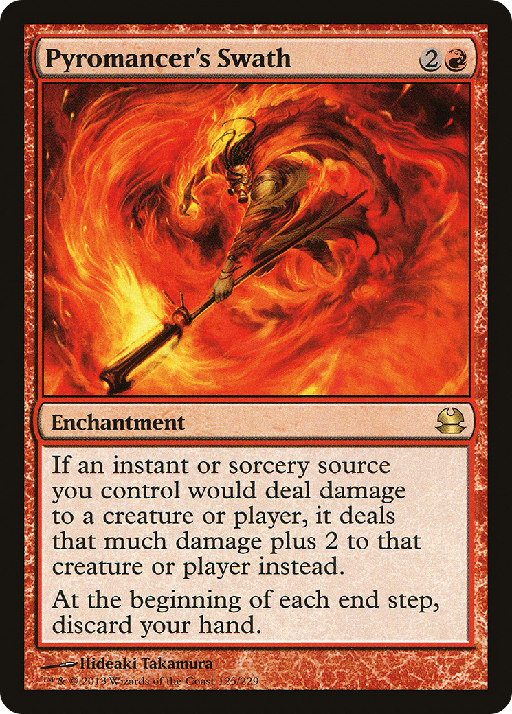 Pyromancer's Swath (125) Foil - Modern Masters