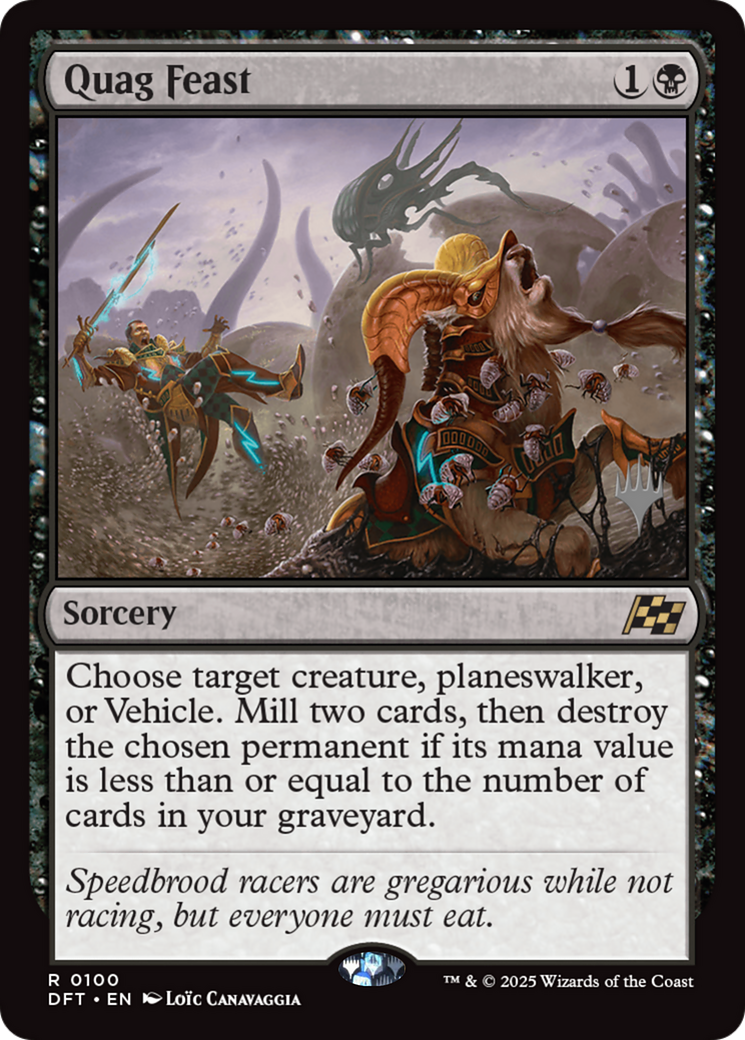 Quag Feast (Promo Pack) (100) Foil - Aetherdrift