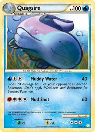 Quagsire (9) Reverse Holofoil - HeartGold & SoulSilver