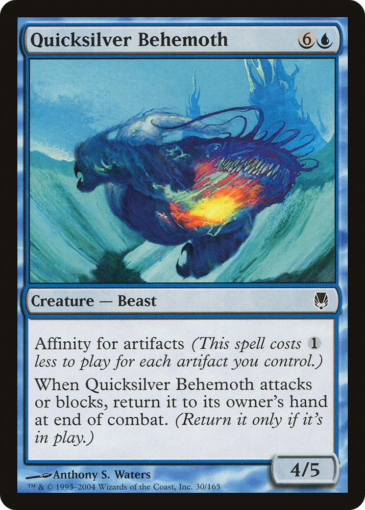 Quicksilver Behemoth (030) Foil - Darksteel