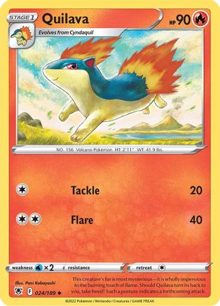 Quilava (24) Reverse Holofoil - Astral Radiance