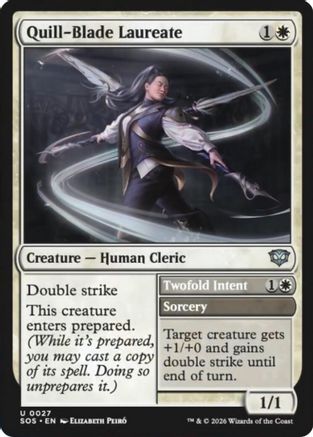 Quill-Blade Laureate (027) Foil - Secrets of Strixhaven