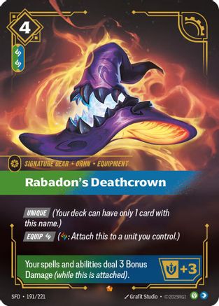 Rabadon's Deathcrown (191) Foil - Spiritforged