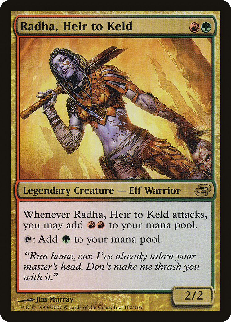 Radha, Heir to Keld (162) - Planar Chaos Foil