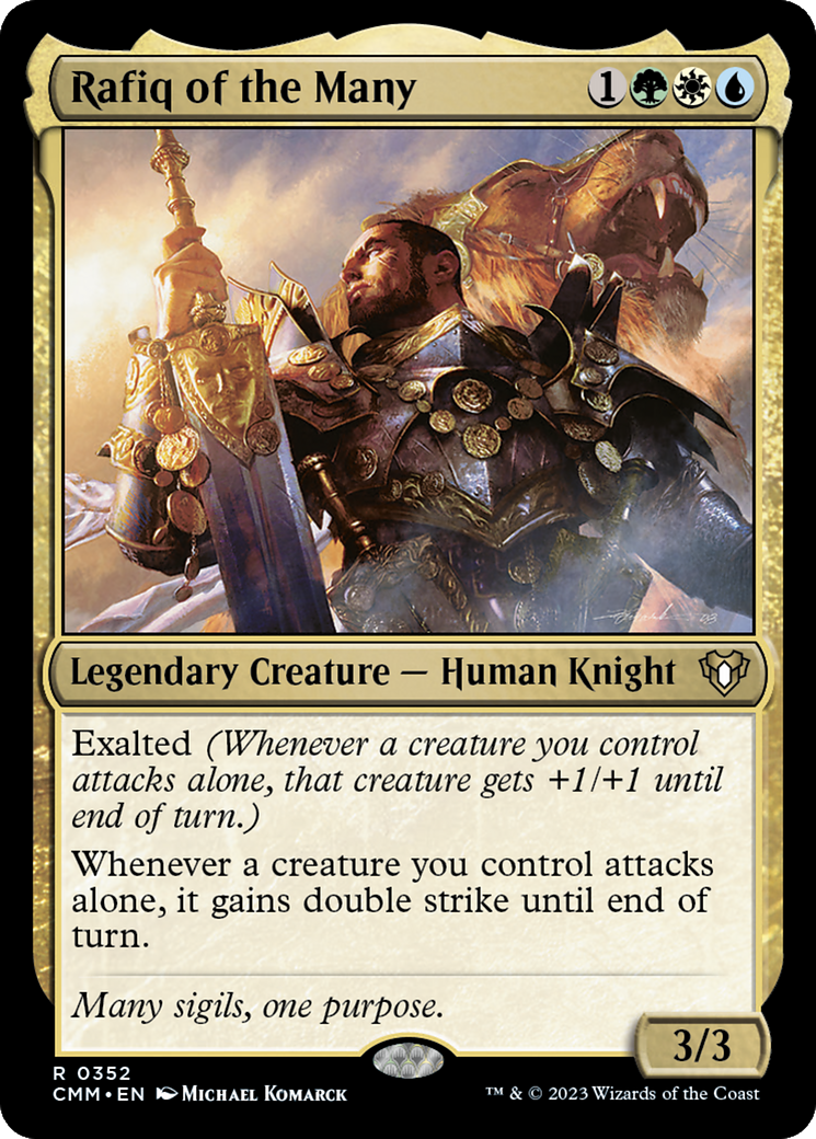 Rafiq of the Many (352) - Commander Masters