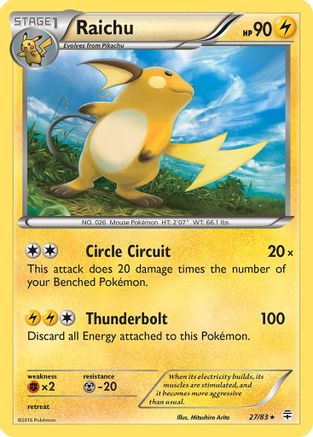 Raichu (27) Holofoil - Generations