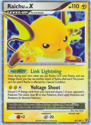 Raichu LV.X (99) Holofoil - Stormfront