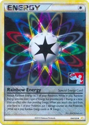 Rainbow Energy (League Promo) (104) Reverse Holofoil - HeartGold & SoulSilver