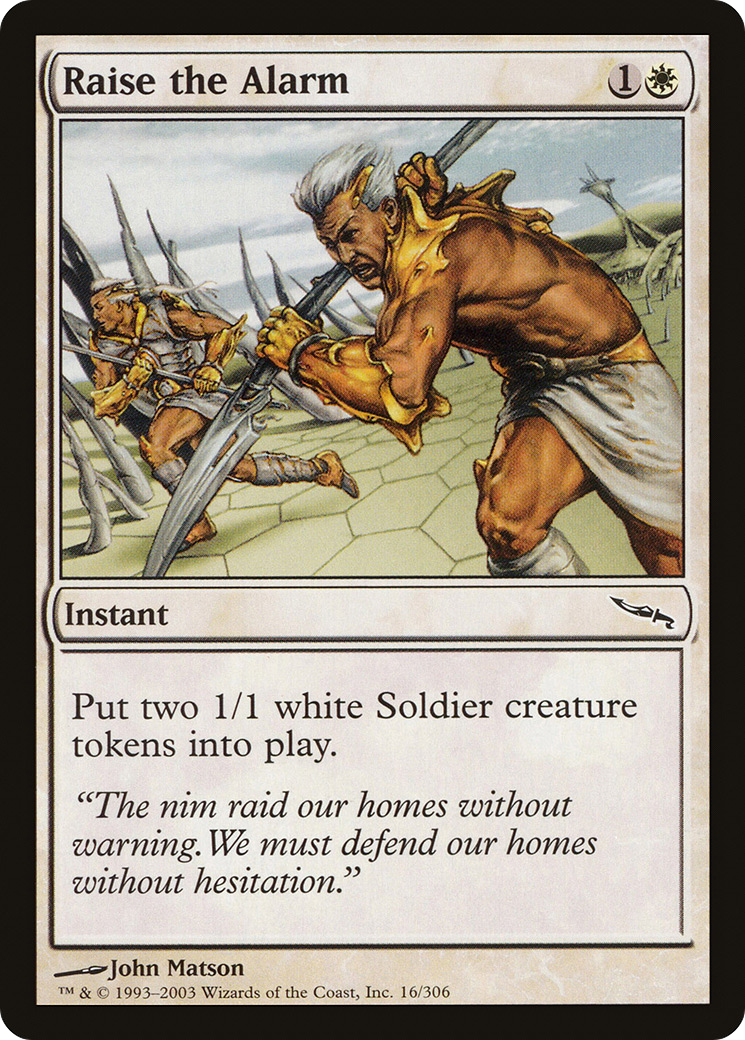 Raise the Alarm (016) - Mirrodin