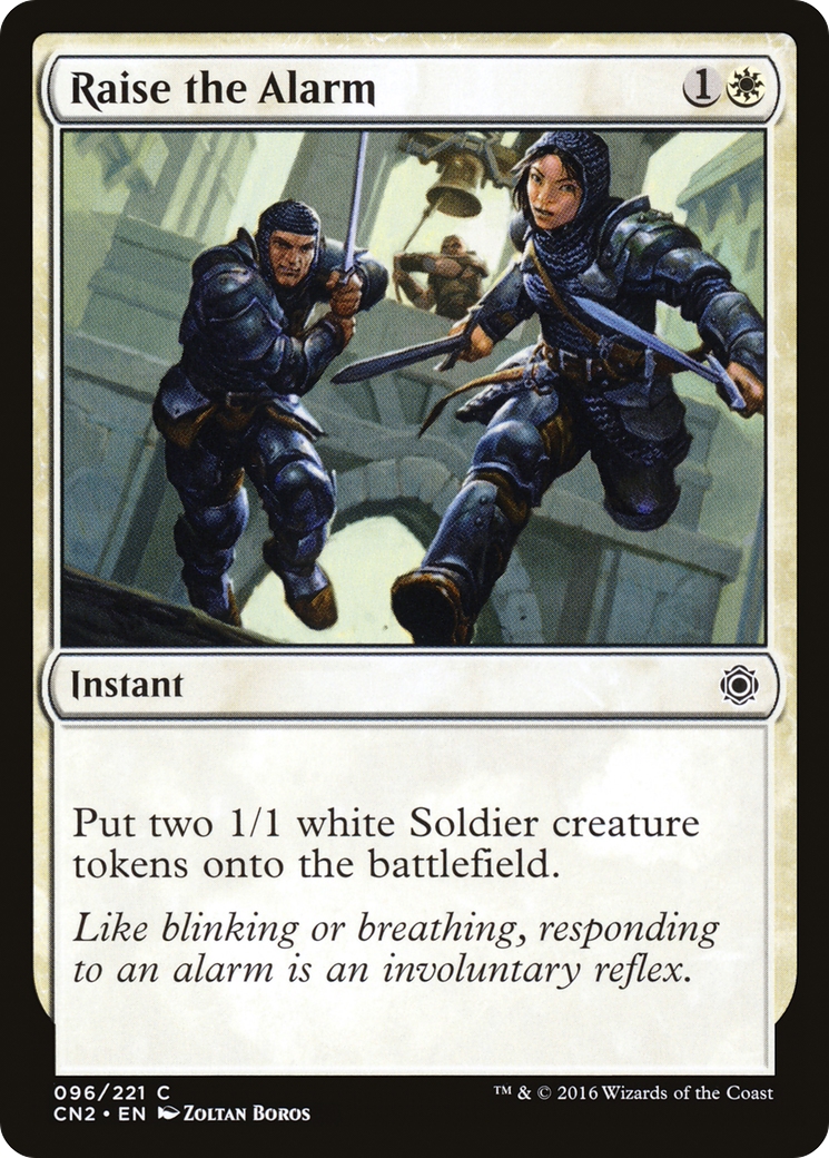 Raise the Alarm (096) Foil - Conspiracy: Take the Crown