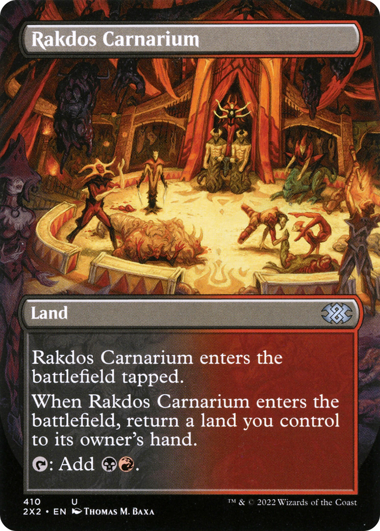 Rakdos Carnarium (Borderless) (410) Foil - Double Masters 2022