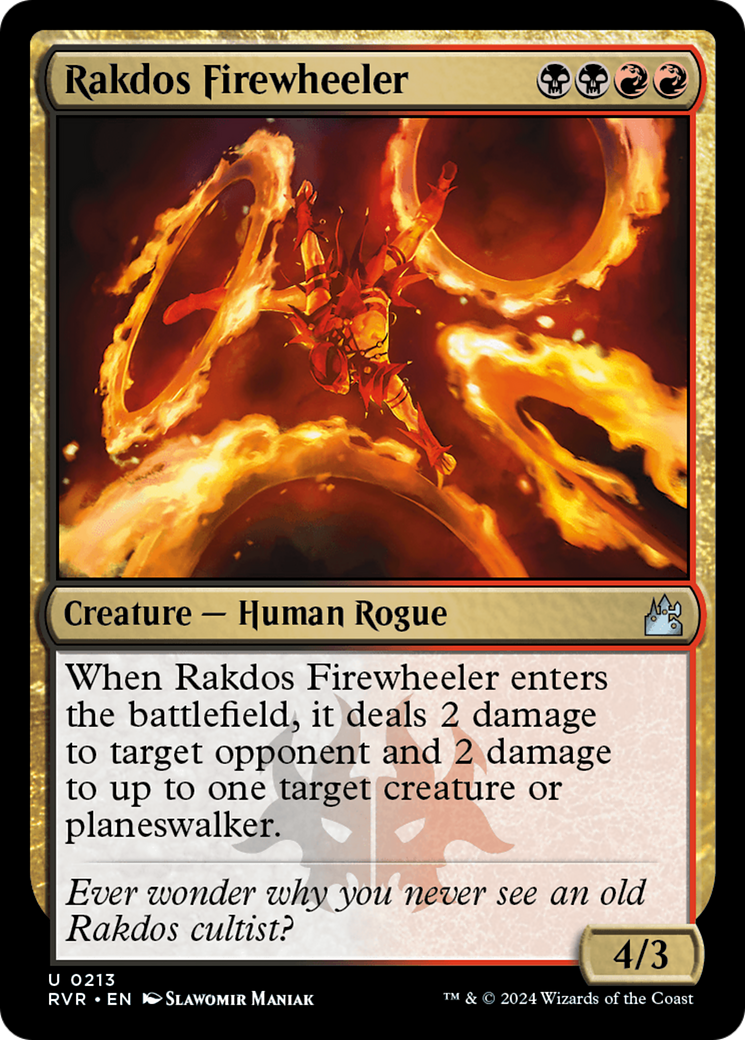 Rakdos Firewheeler (213) - Ravnica Remastered