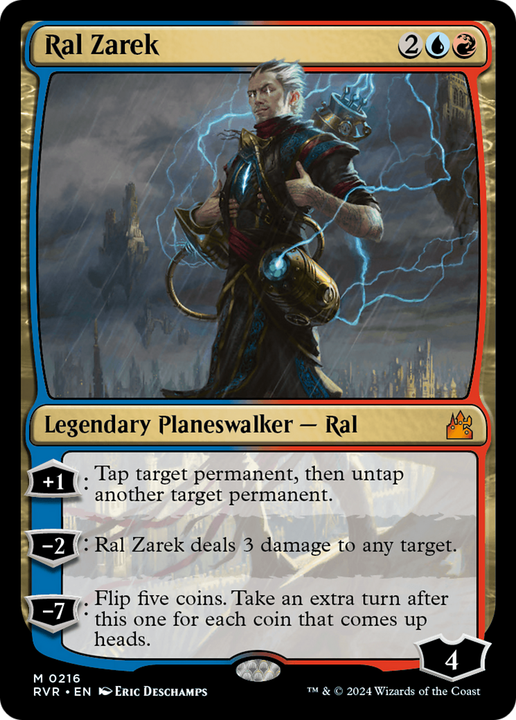 Ral Zarek (216) Foil - Ravnica Remastered