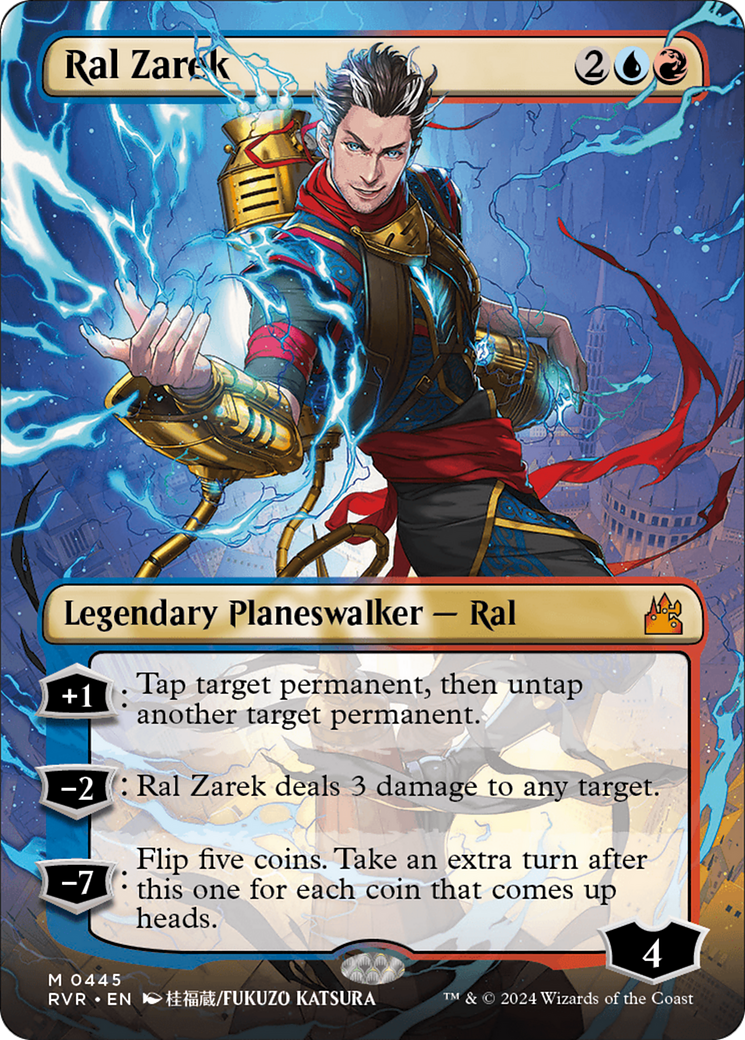 Ral Zarek (Anime Borderless) (445) - Ravnica Remastered
