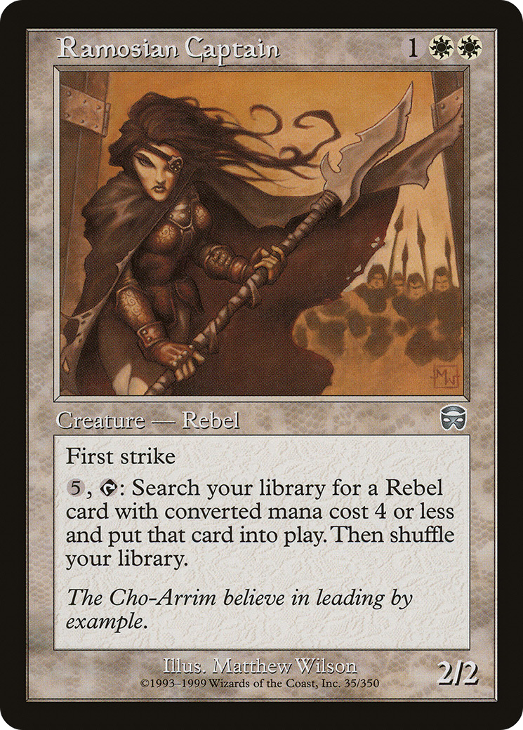 Ramosian Captain (035) Foil - Mercadian Masques