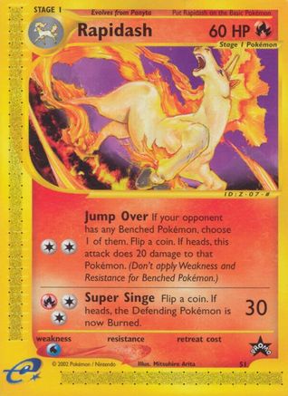 Rapidash (51) - Wizards of the Coast Promos