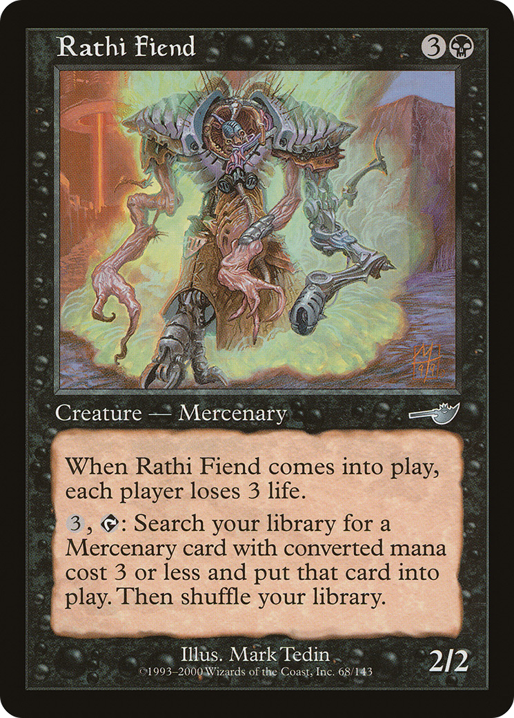 Rathi Fiend (068) Foil - Nemesis