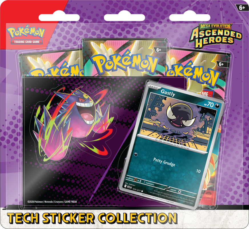 Pokémon TCG: Mega Evolution - Ascended Heroes Tech Sticker Collection
