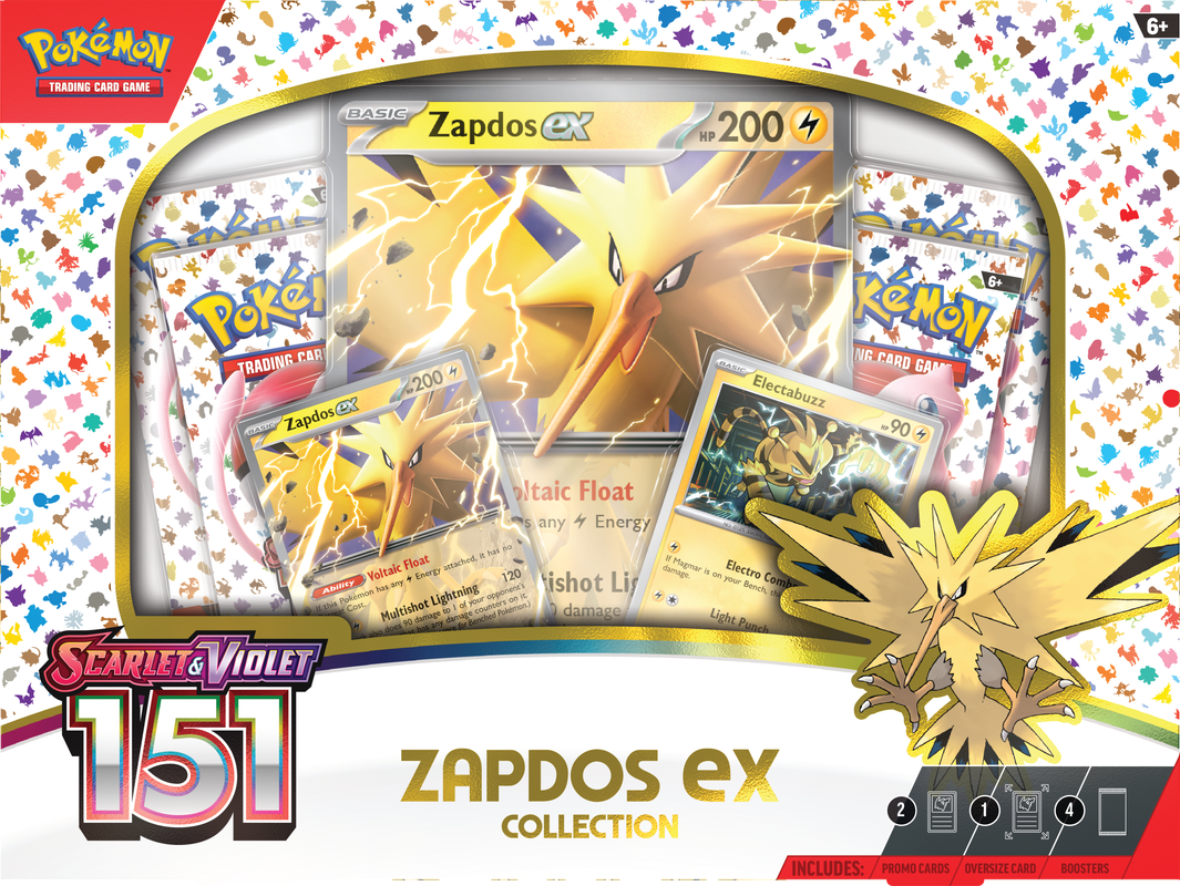 Pokémon TCG: Scarlet & Violet - 151 Collection Zapdos ex