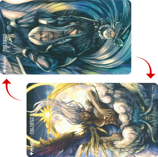 FINAL FANTASY Playmat Double-Sided Sephiroth, Fabled SOLDIER / Sephiroth, One-Winged Angel