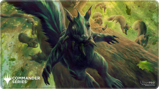 Commander Series Playmat Stitched Chatterfang, Squirrel General