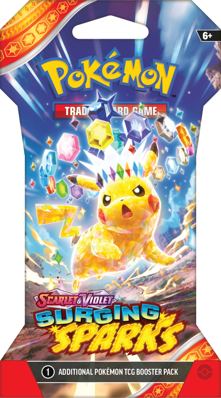 Pokémon TCG: Scarlet & Violet - Surging Sparks Sleeved Booster