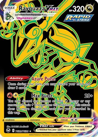 Rayquaza VMAX (Secret) (TG29) Holofoil - Silver Tempest