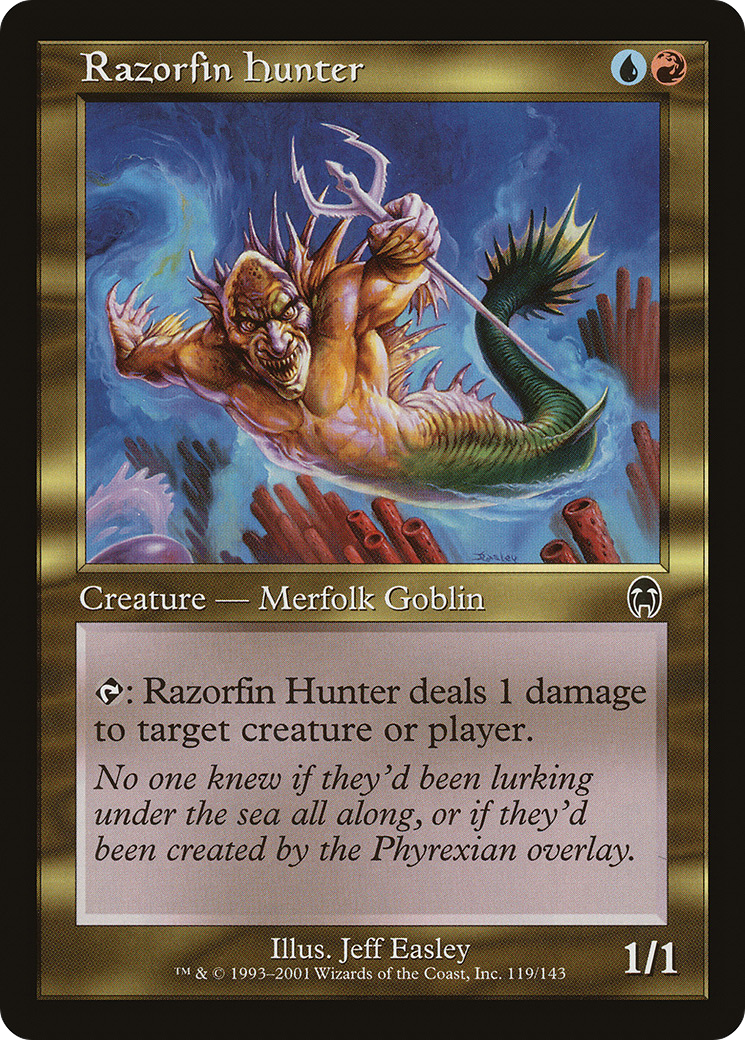 Razorfin Hunter (119) Foil - Apocalypse