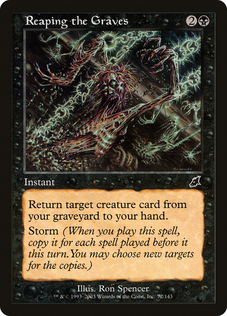 Reaping the Graves (072) Foil - Scourge