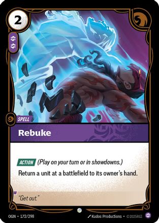 Rebuke (172) Foil - Origins