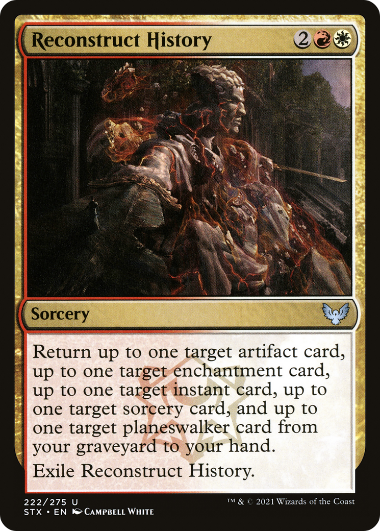 Reconstruct History (222) - Strixhaven: School of Mages Foil