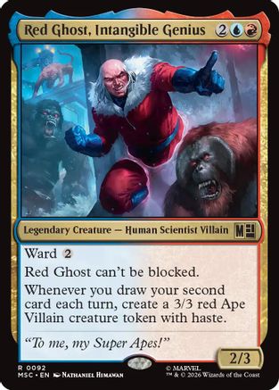 Red Ghost, Intangible Genius (092) - Commander: Marvel Super Heroes