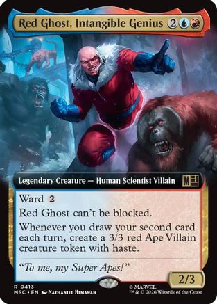 Red Ghost, Intangible Genius (Extended Art) (413) - Commander: Marvel Super Heroes