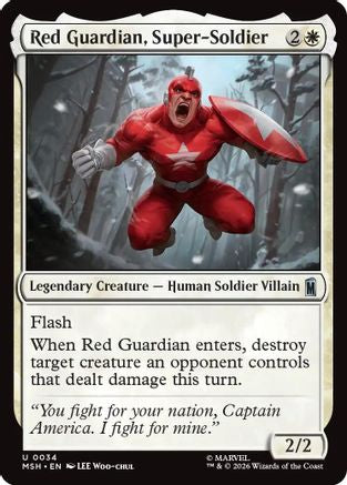 Red Guardian, Super-Soldier (034) - Marvel Super Heroes
