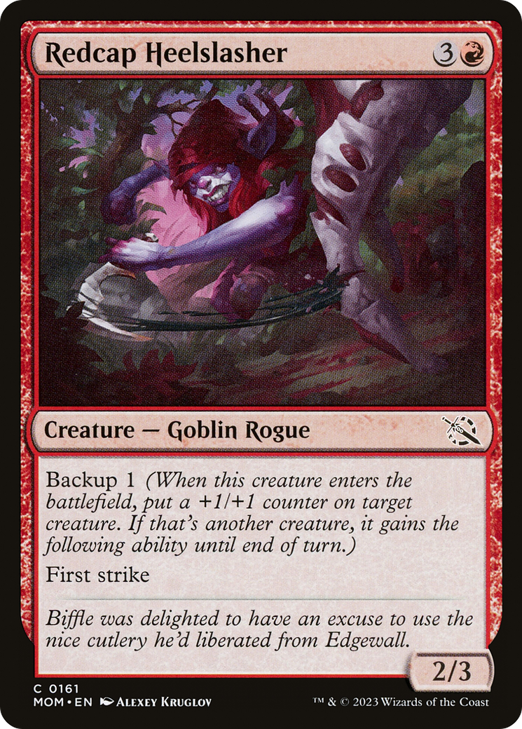 Redcap Heelslasher (161) - March of the Machine Foil