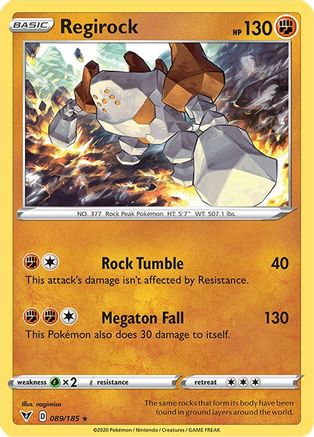Regirock (89) Reverse Holofoil - Vivid Voltage