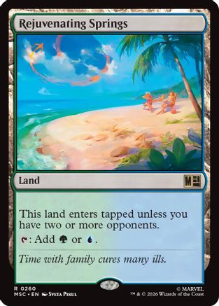 Rejuvenating Springs (260) Surge Foil - Commander: Marvel Super Heroes