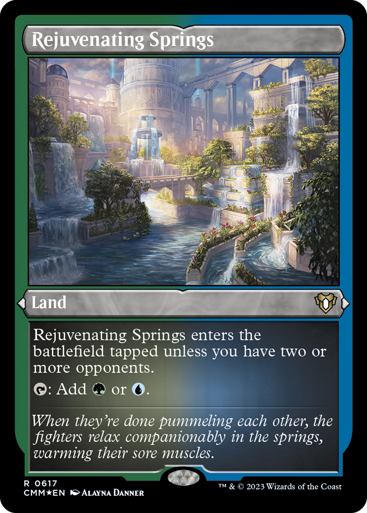 Rejuvenating Springs (617) Etched Foil - Commander Masters