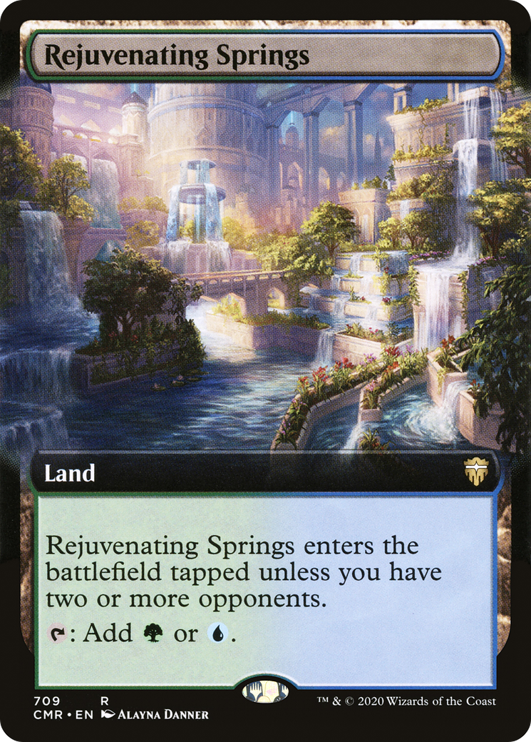 Rejuvenating Springs (Extended Art) (709) - Commander Legends Foil