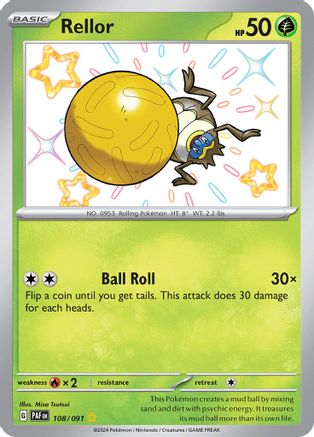 Rellor (108) Holofoil - Paldean Fates