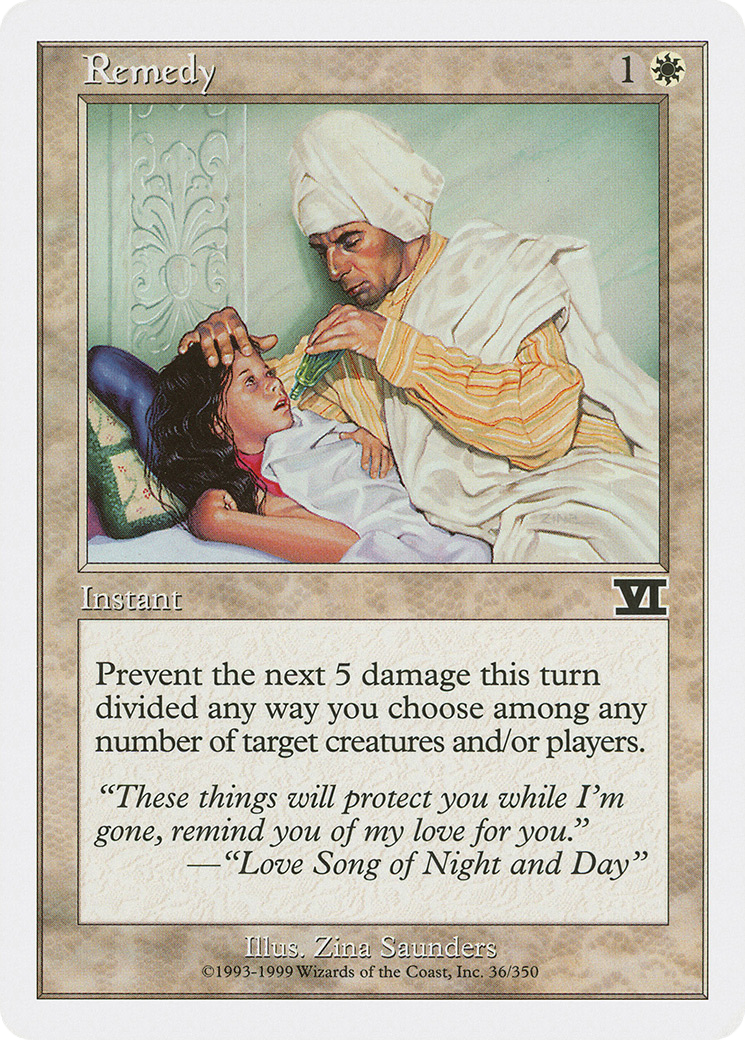Remedy (036) - Classic Sixth Edition