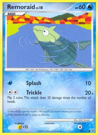 Remoraid (90) Reverse Holofoil - Platinum