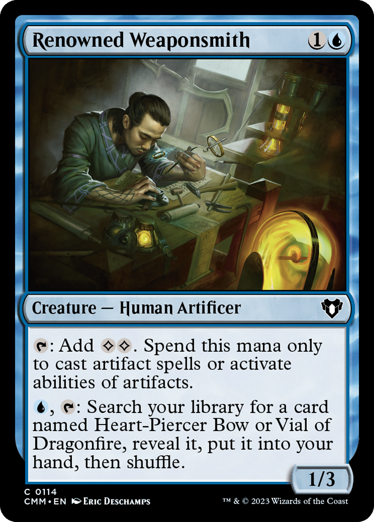 Renowned Weaponsmith (114) - Commander Masters