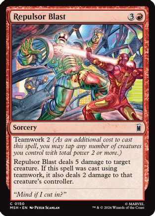 Repulsor Blast (150) - Marvel Super Heroes