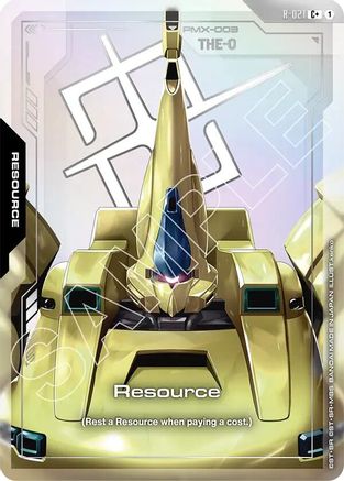 Resource (C+) (R-021) Holofoil - Steel Requiem