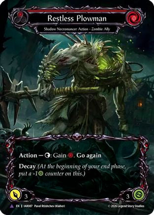 Restless Plowman (Marvel) (IAR087) Cold Foil - Usurp the Shadow Throne