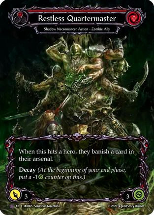 Restless Quartermaster (Marvel) (IAR065) Cold Foil - Usurp the Shadow Throne